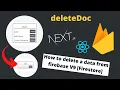 How to delete a data from firebase V9 Firestore 2022