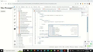 The Prompt Method in JavaScript