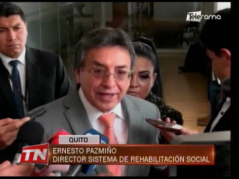 Pazmiño: Rehabilitación social inviable en cárceles con hacinamiento