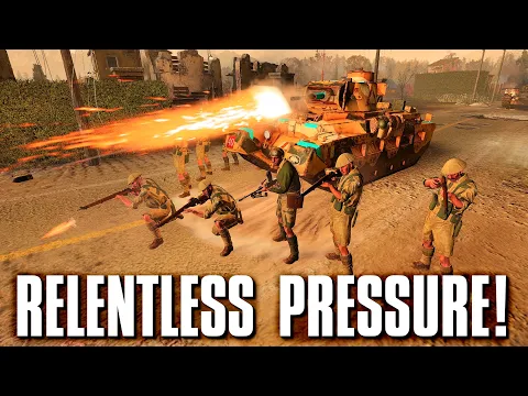 RELENTLESS PRESSURE! - 4v4 - Company of Heroes 3