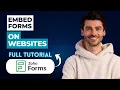 How to Embed Forms on Websites in Zoho Forms 2026 Guide