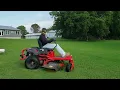 Craftsman Z5800 with Oregon Gator G5 Mulching Blades cuts a perfect Texas Bermuda Lawn Timelapse