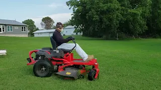 Craftsman Z5800 with Oregon Gator G5 Mulching Blades cuts a perfect Texas Bermuda Lawn Timelapse