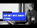 How to Pass String Query in ASP Net ASP Net C Passing Data to View