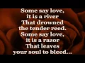 Download Lagu THE ROSE (Lyrics) - BETTE MIDLER