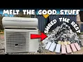 Shredding The Aircon - Big Teardown Street Scrapping - ASMR Metal Melting - BigStackD Copper