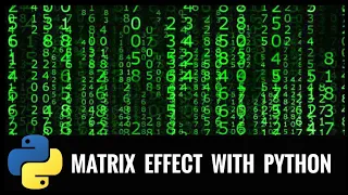 Matrix effect CMD using python and batch script TBA
