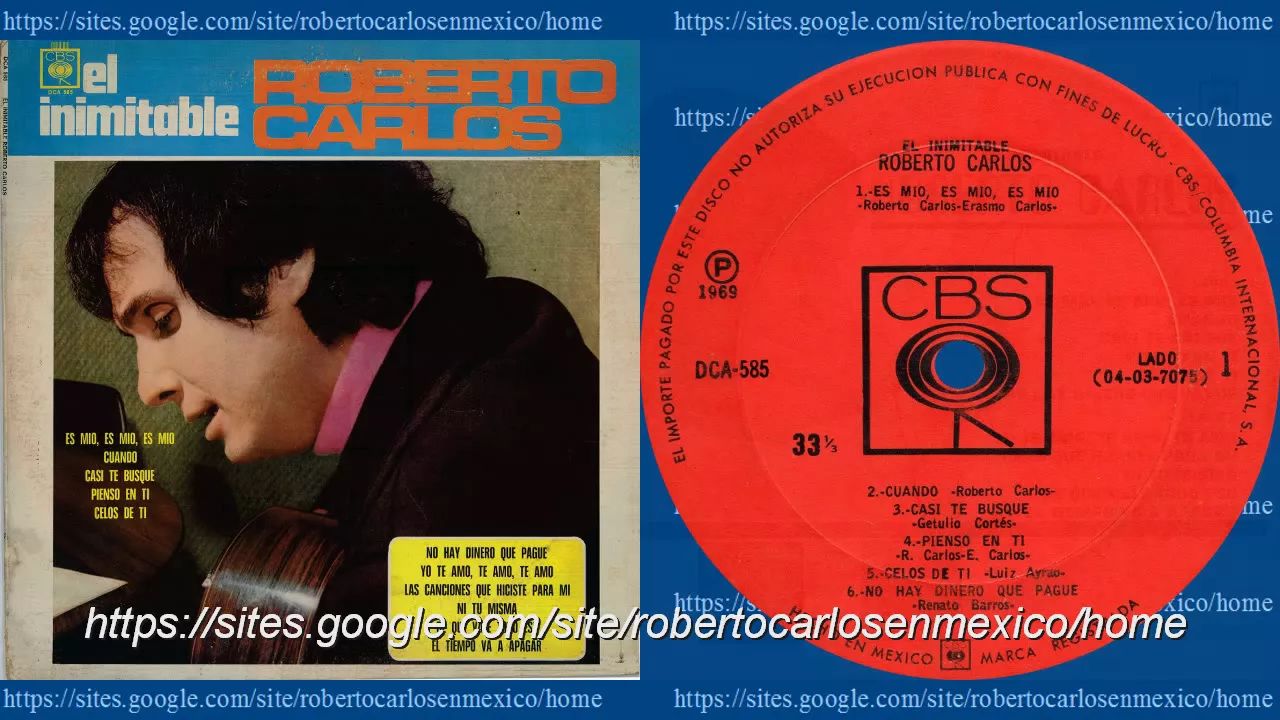 Roberto Carlos - LP El Inimitable 1969