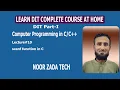 Input functions in c language scanf function in c DIT Part 1 Lecture