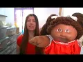 Kristy s Cabbies - Holly Cabbage Patch Kids Doll Collection head mold 3 African American red dress