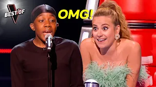 this kid sounds way older than his age standing ovation the voice kids uk
