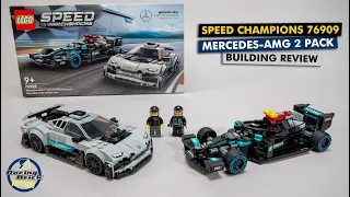 LEGO Speed Champions 76909 Mercedes-AMG F1 W12 & Project One detailed building review