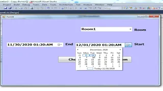 Visual Basic net insert date and check a date between two dates in access database with code