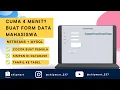 Cara Membuat Form Data Mahasiswa Java NetBeans MySQL Input Simpan Tampil di JTable