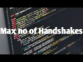 C program for finding maximum number of Handshakes