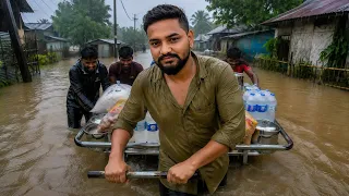 Finally Hum Assam Pahunch Gaye Relief Ke Liye Flood Mai Bahut Sare Logo Ke Ghar Bah Gaye