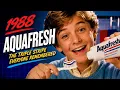 1988 Aquafresh Ad - The Triple Stripe Toothpaste Everyone Remembered