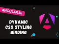 36 Angular Style Binding Dynamic CSS Styling Made Easy -