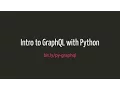Intro to Grap L with Python
