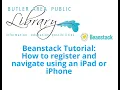 Beanstack Tutorial How to register and navigate using an iPad or iPhone