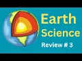 Earth Science Review - Layers of Earth Types of Rocks Renewable Resources