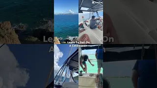 Learn To Sail On A Catamaran in the Caribbean