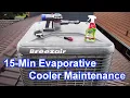 Easy 15-min Evaporative Swamp Cooler Maintenance DIY Service Breezair
