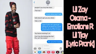 lil zay osama emotions feat lil tjay lyric prank shadow views tv