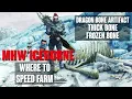 MHW ICEBORNE - WHERE TO SPEED FARM THICK BONE FROZEN BONE AND DRAGON BONE ARTIFACT