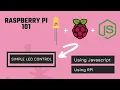 DIY Raspberry Pi Javascript Led control