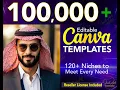 100000 Editable Canva Templates 120 Niches to Meet Every Need 2024-2025