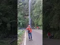 Lagu Feel the cool atmosphere at the roadside waterfall😊 #shortvideo  #waterfall