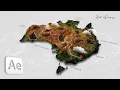 SUPER DETAILED 3D Map Animation After Effects