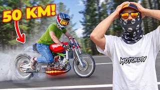 Najszybszy Simson na świecie do wyścigów na prostej!