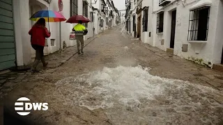 disaster scenes spain flood emergency storm marta sends guadalquivir river over cordoba al14