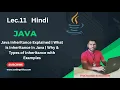 Lec 11 Java Inheritance What is Inheritance in Java Why Types of Inheritance with Examples
