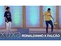 Lagu Ronaldinho Gaúcho e Falcão se enfrentam em desafio do lixo