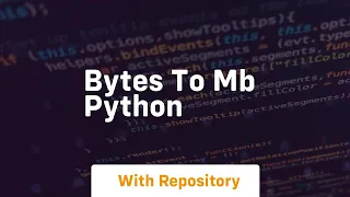 bytes to mb python