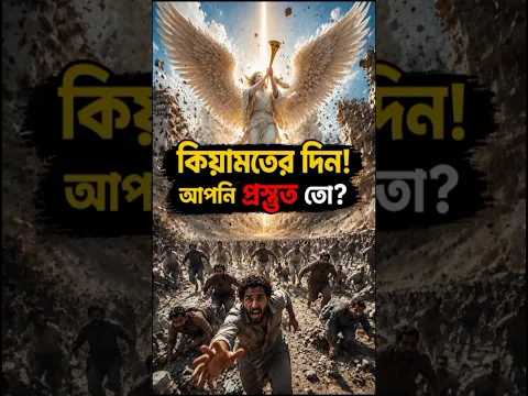 কিয়ামতের ভয়ংকর দৃশ্য 😨 আপনি প্রস্তুত তো? | Islamic Qiyamah Reminder #islamicvideo