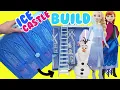 Download Lagu Disney Frozen 2 Elsa's Ice Castle House Build with Olaf, Anna, Sven Dolls!