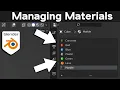 Understanding and Managing Materials in Blender Tutorial