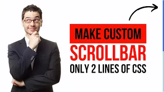 Custom Scrollbar CSS CSS Scrollbar Edit Change Style Of Scrollbar CSS