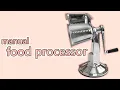 in-depth king kutter manual food processor vintage kitchen