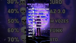 HOW MANY SKULL FACE DO YOU KNOW Phonk Brazilianfunk Phonkmusic 