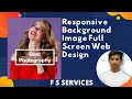 Responsive Background Image Full Screen Web Design By HTML And CSS Bootstrap Tutorial 2021