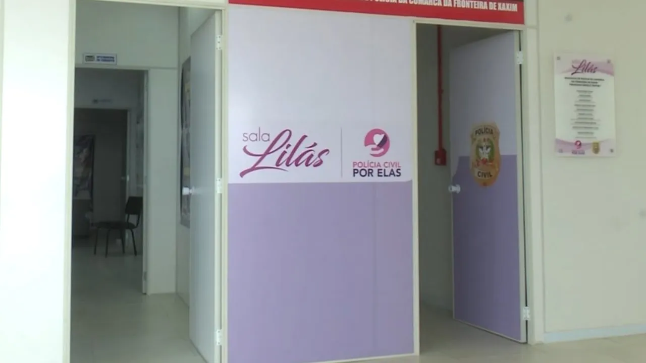 Sala Lilás atende mulheres vítimas de violência doméstica em Xaxim