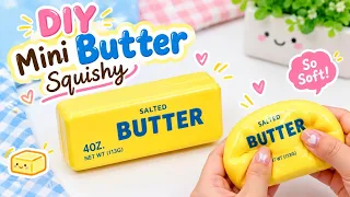 DIY Mini Butter Squishy with Paper/ Without Sponge 🧽 / Easy Paper Craft /DIY