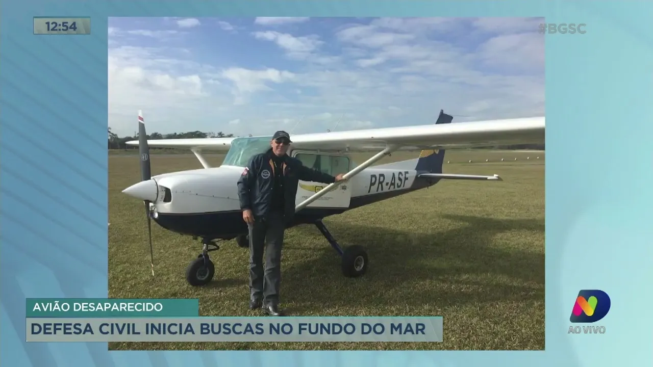 Defesa Civil da Argentina começa buscas dos destroços de avião no fundo do mar