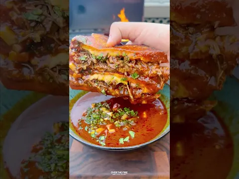 Birria Grilled Cheese Recipe (In Description)