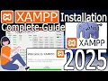 How to Install XAMPP Server on Windows 2025 Update Run PHP Project on localhost phpmyadmin